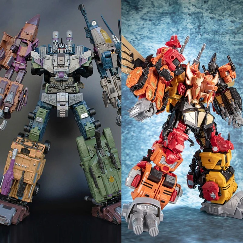 【In Stock】Jinbao Transformation Oversized Bruticus Warbotron Onslaught Brawl Feral Rex Predacons MMC PREDAKING Figure Robot Toy