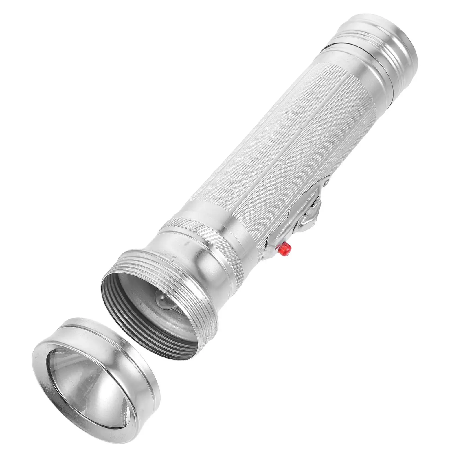 Retro Metal Flashlight Old Fashioned Portable for Camping Emergency Small Vintage Outdoor Handheld Reliable
