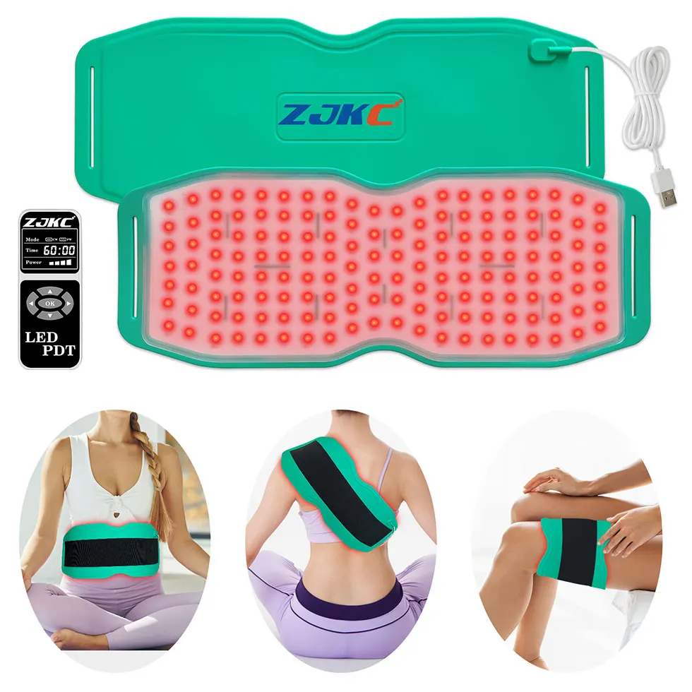 

ZJKC Red Light Therapy Body Wrap 660nm 850nm 940nm Red Light Therapy Belt for Muscle Relaxation Infrared Fat Burning Machine