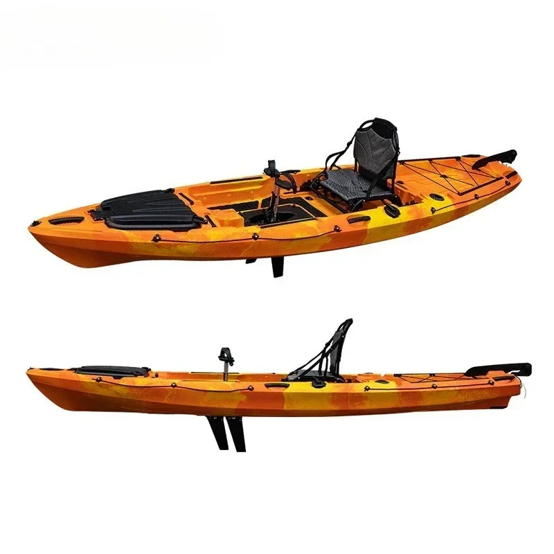 12.5 foot pedal boat LLDPE plastic fishing boat