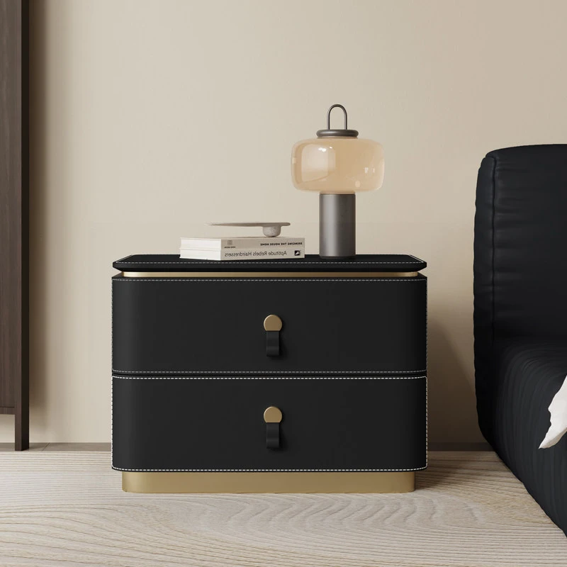 

Modern Trendy Bedside Tables Italian Aesthetic Design Storage Night Table Premium Simple Mesa De Noche Bedroom Furniture