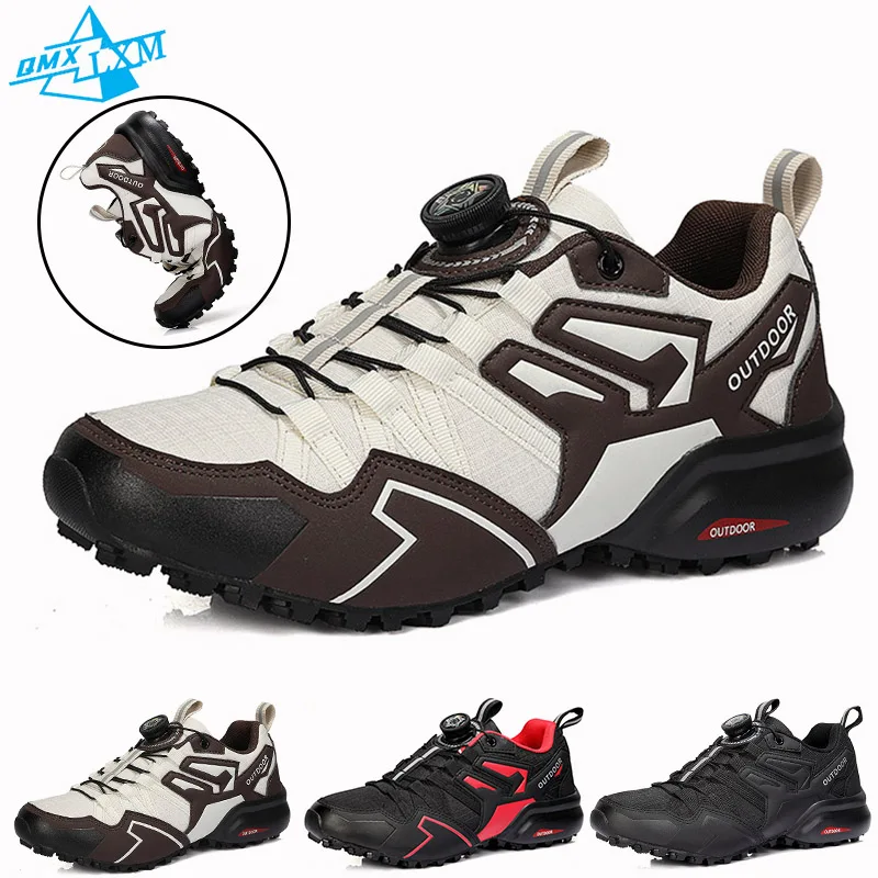 LiXingMing MTB Cycling Shoes Men zapatillas ciclismo Flat Motorcycle Racing Bicycle Hiking Leisure Cycling Dual Purpose Sneakers