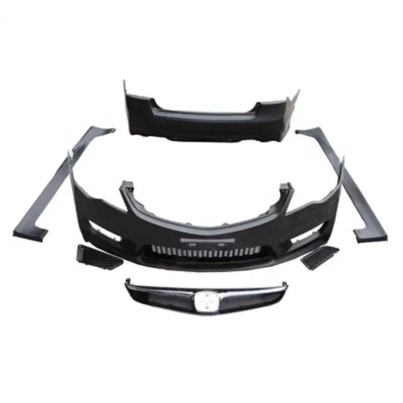 S Material Front Rear Bumper Assemb Side Skirt Convert To Style Body Kit