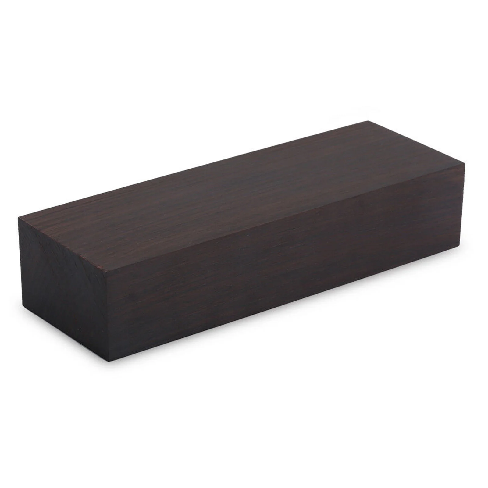 Black Ebony Wood Lumber Blank 12x4x2.5cm Black Ebony Lumber Wood Timber Handle Plate Fine Grain Smooth DIY Material for Music In