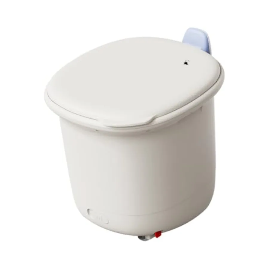 

11,5-дюймовая гидромассажная ванночка для ног с четырьмя съемными электрическими массажными вращающимися платформами и встроенной технологией создания круговых водных волн