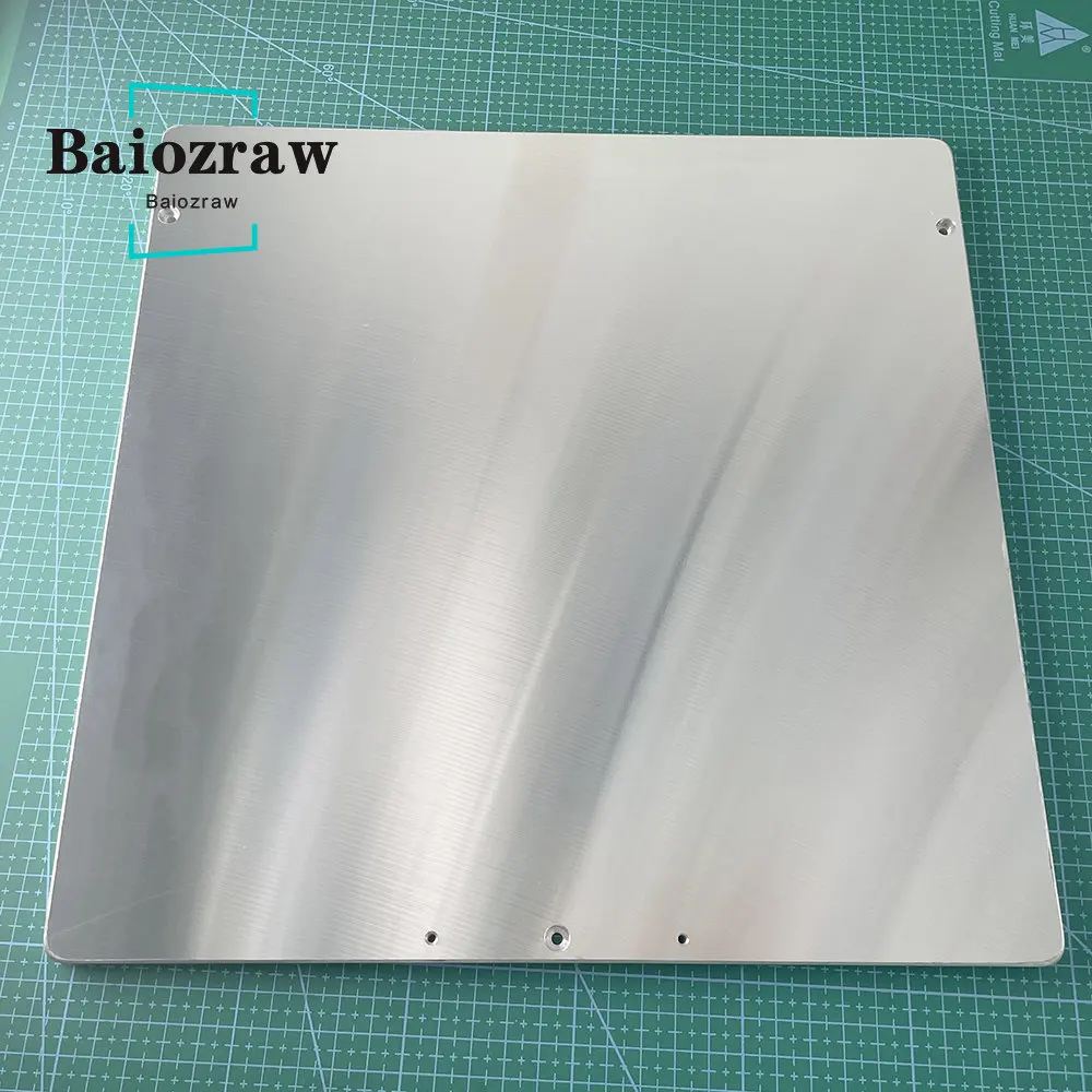 

Baiozraw Voron Trident 250MM/300MM/350MM Build Super Flat Aluminum Build Plate 8mm for Voron Trident 3d Printer