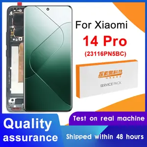 Bilashmart Original 6.73 LTPO AMOLED Xiaomi 14 Pro LCD Display Touch Screen Digitizer Assembly Mi 14 Pro Replacement Parts