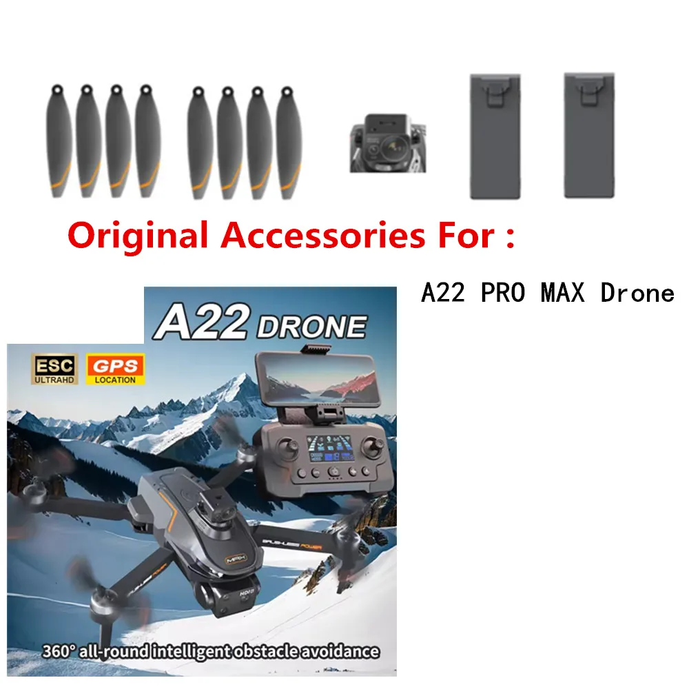 

A22 PRO MAX GPS аккумулятор для дрона оригинальные аксессуары 7,4 В 3000 мАч/детали лопасти пропеллера для деталей дрона A22