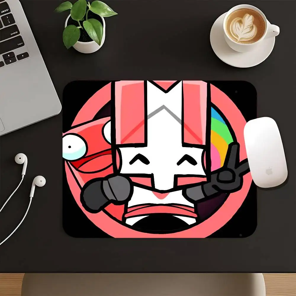 Castle Crashers Mousepad Small LockEdge Mouse Pad For Gamers Computer Desk Pad Rectangular Anti-slip Rubber