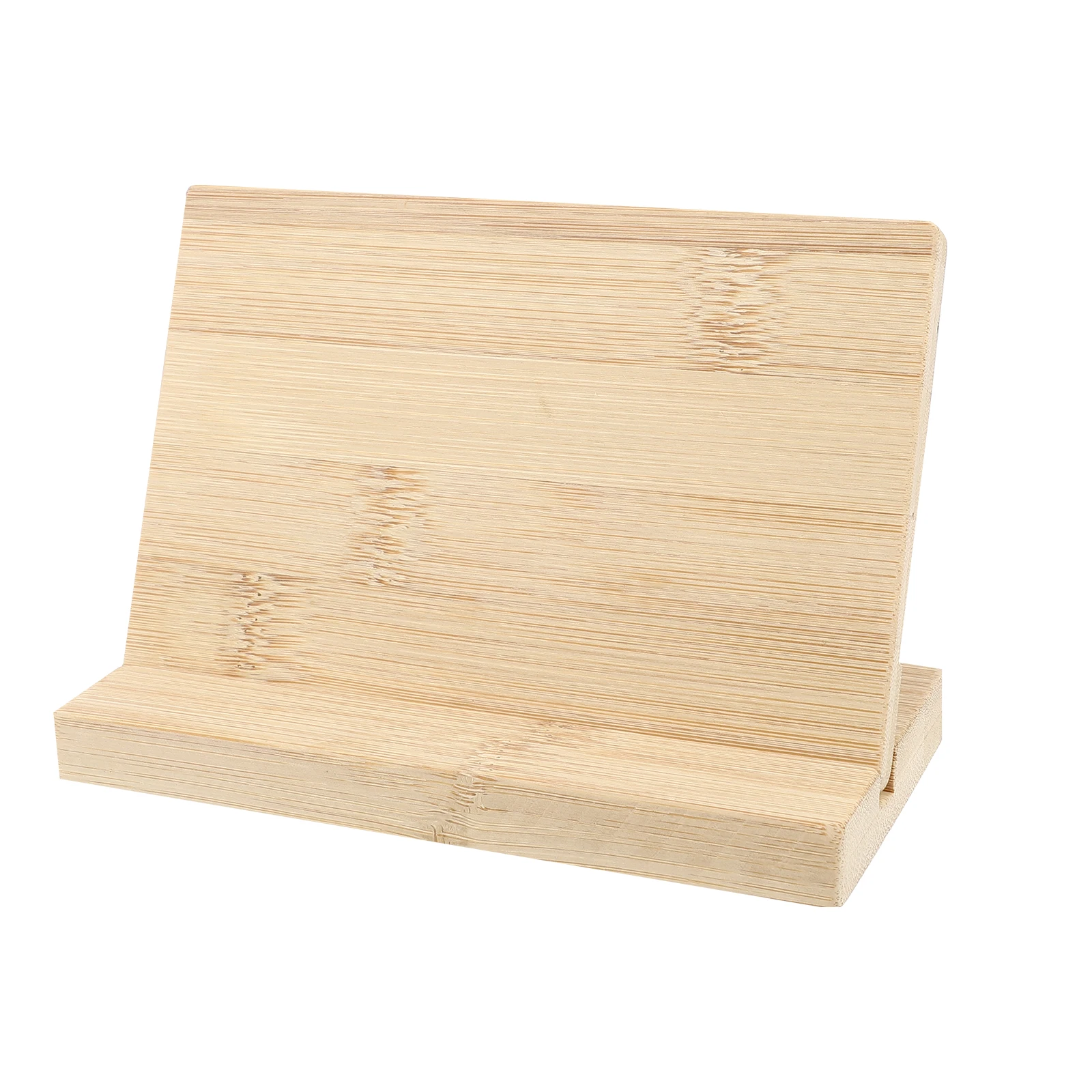 

Bamboo Board Display Name Plate With Base Payment Code Board Desktop Index Signage Blank Bamboo Construction Environment