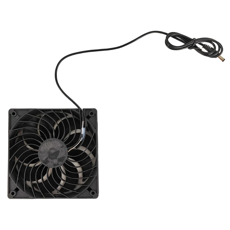 Solar Double Ventilation Fan 16W Monocrystalline Silicon for Chicken Pet House and Greenhouse Cooling Efficiency