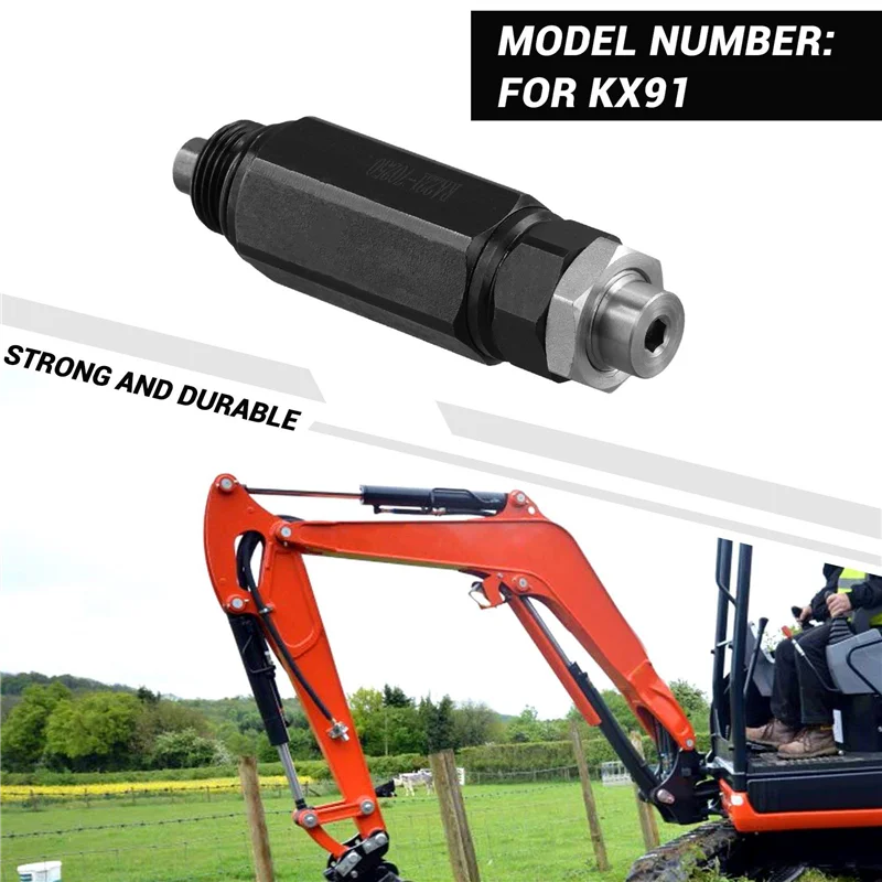 

2X For Kubota KX91 Safety Valve Distributor Main Relief Valve Controller Valve Excavator Parts