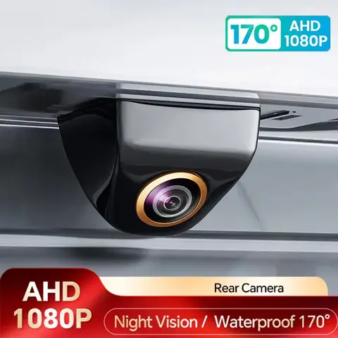 자동차 후방 카메라 AHD CVBS 1080P 풀 HD 이미지 반전 카메라 170 °   광각 야간 투시경 Fisheye Len 자동차 후진 카메라