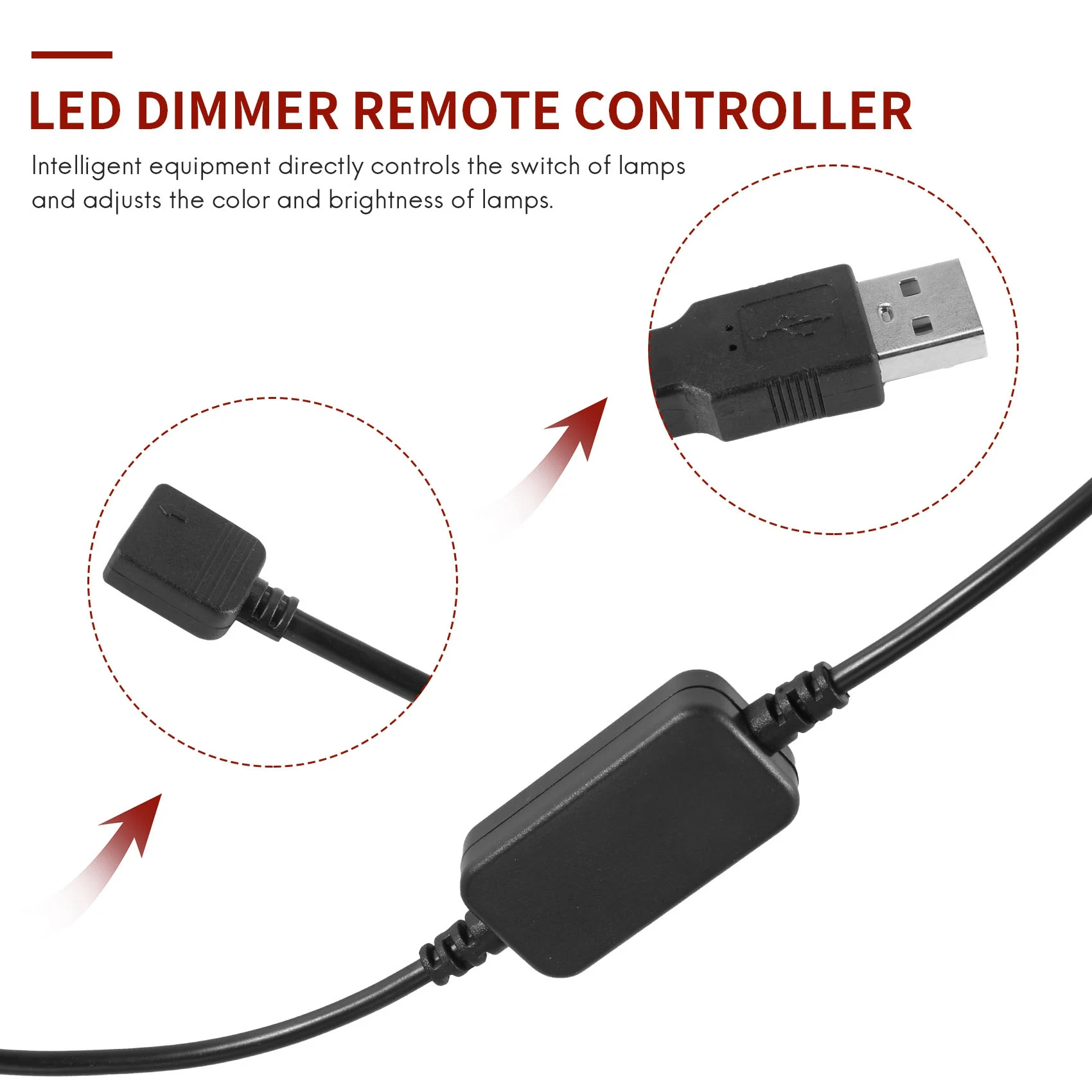 Wireless Bluetooth LED Dimmer Remote Controller DC5-24V Phone APP Connection Control for RGB Light Strip Timer Switch