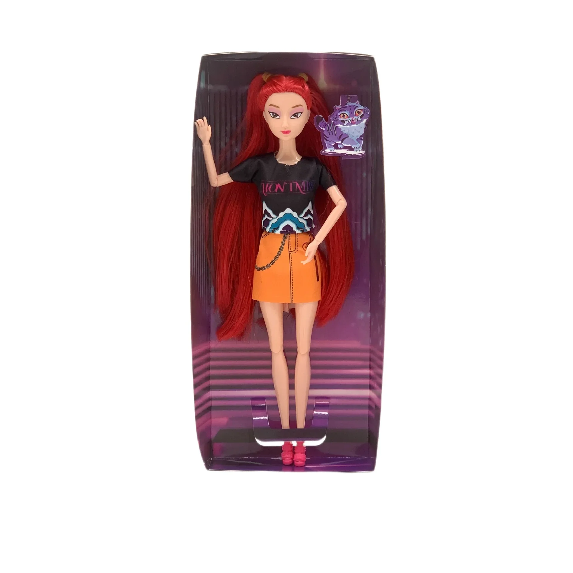 New 11in Kpop Demon Hunters Action Figure New K-POP Demon Slayer Vinyl Doll Lumimila Zoey Desktop Ornament Toy For Kid Gifts