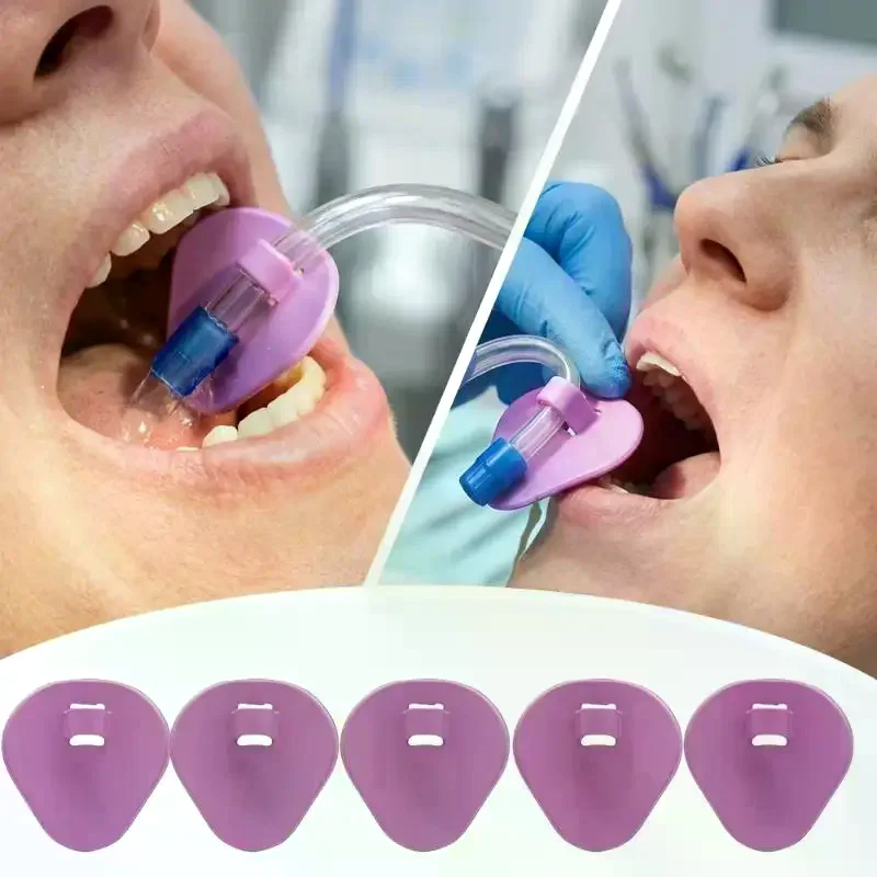 1 Piece/10 Pieces/50 Pieces Autoclavable Dental Suction Tube Holder, Oral Care Tool, Saliva Outlet, Hve Tube Locator