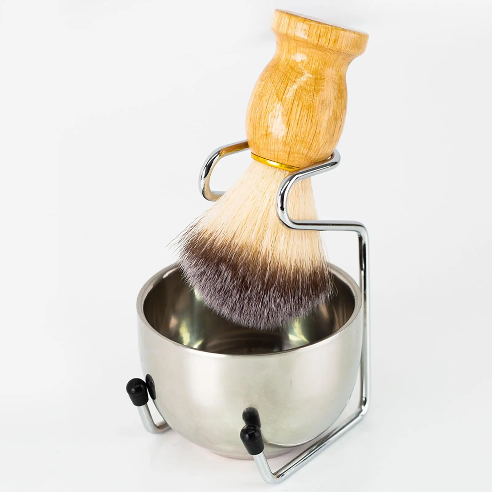 

Wet Shaving Kit with Shave Brush Stand Mug, Perfect Gift for Your Father Husband Perfect for Wet Shave Durable Handle