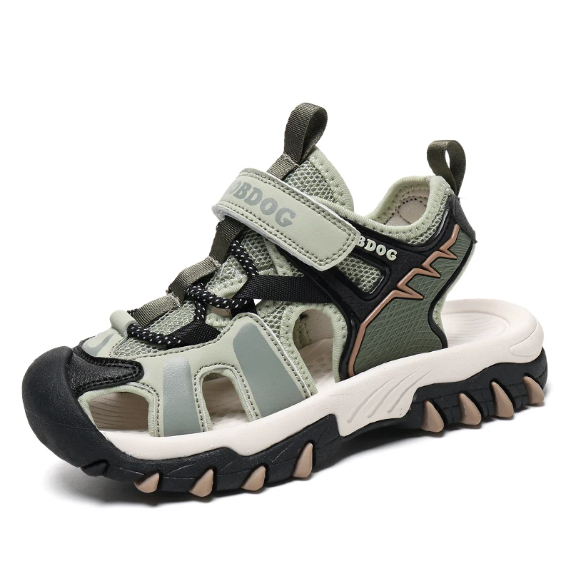 

Summer Kids‘ Breathable Sports Sandals Soft Non-Slip Boy's Water Shoes for Beach Fashionable Comfort 28-39