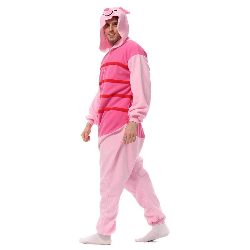 Adult Halloween Onesie Dog Tiger Pig Pajamas For Women Men Animal Kigurumi Pyjamas Cat Homewear Cosplay Party Costume XXL 3XL