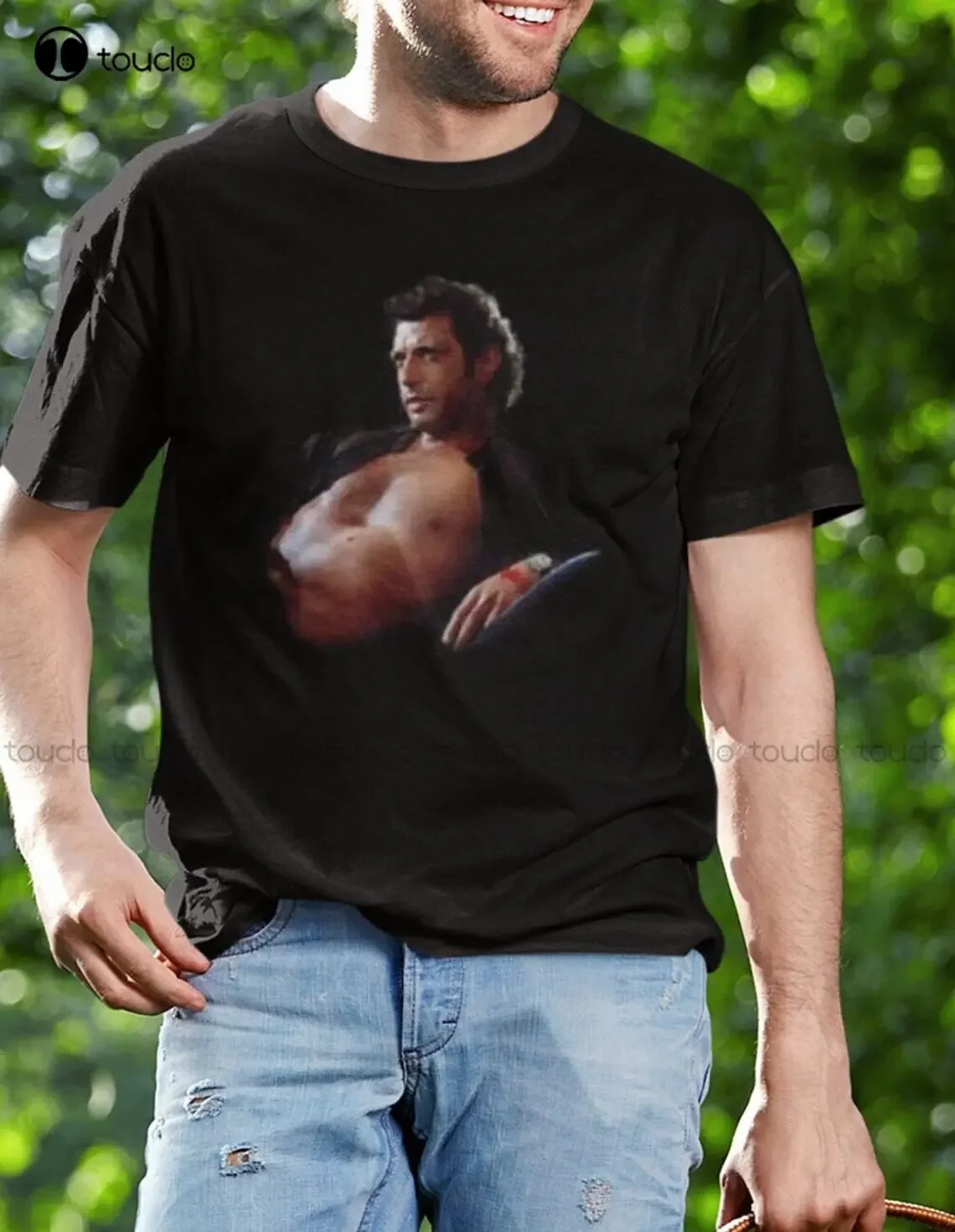 An Malcolm Meme Scena di film classico nel parco T-shirt Dr. Ian Malcolm Camicia matematica Arte divertente Streetwear Cartoon Tee Xs-5XL