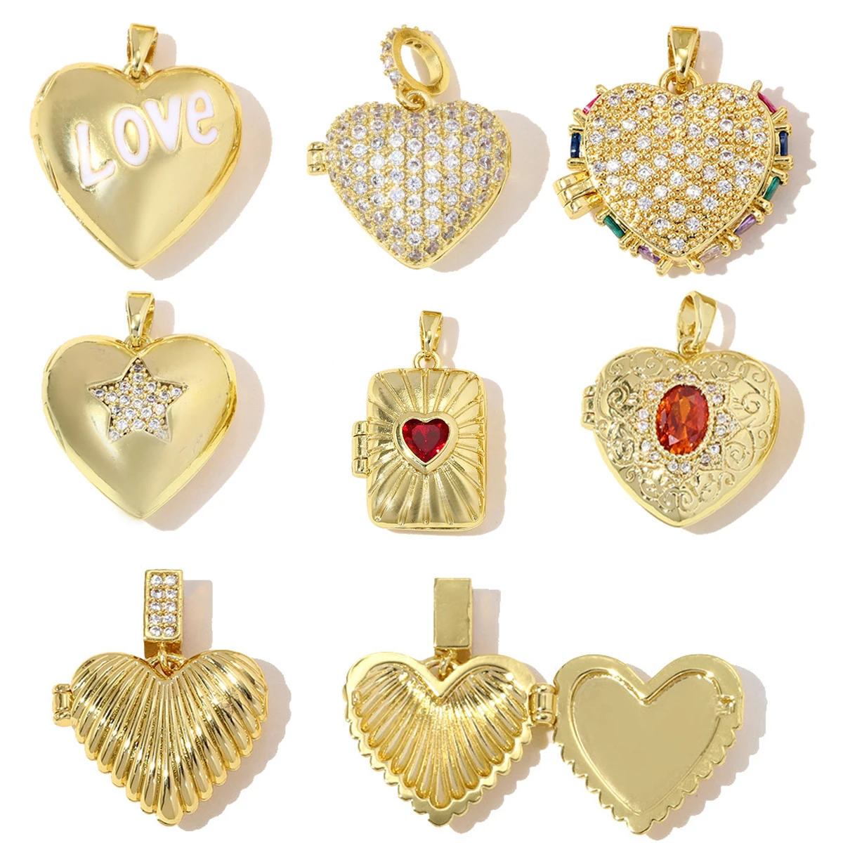 3Pcs/Lot Copper Zir…