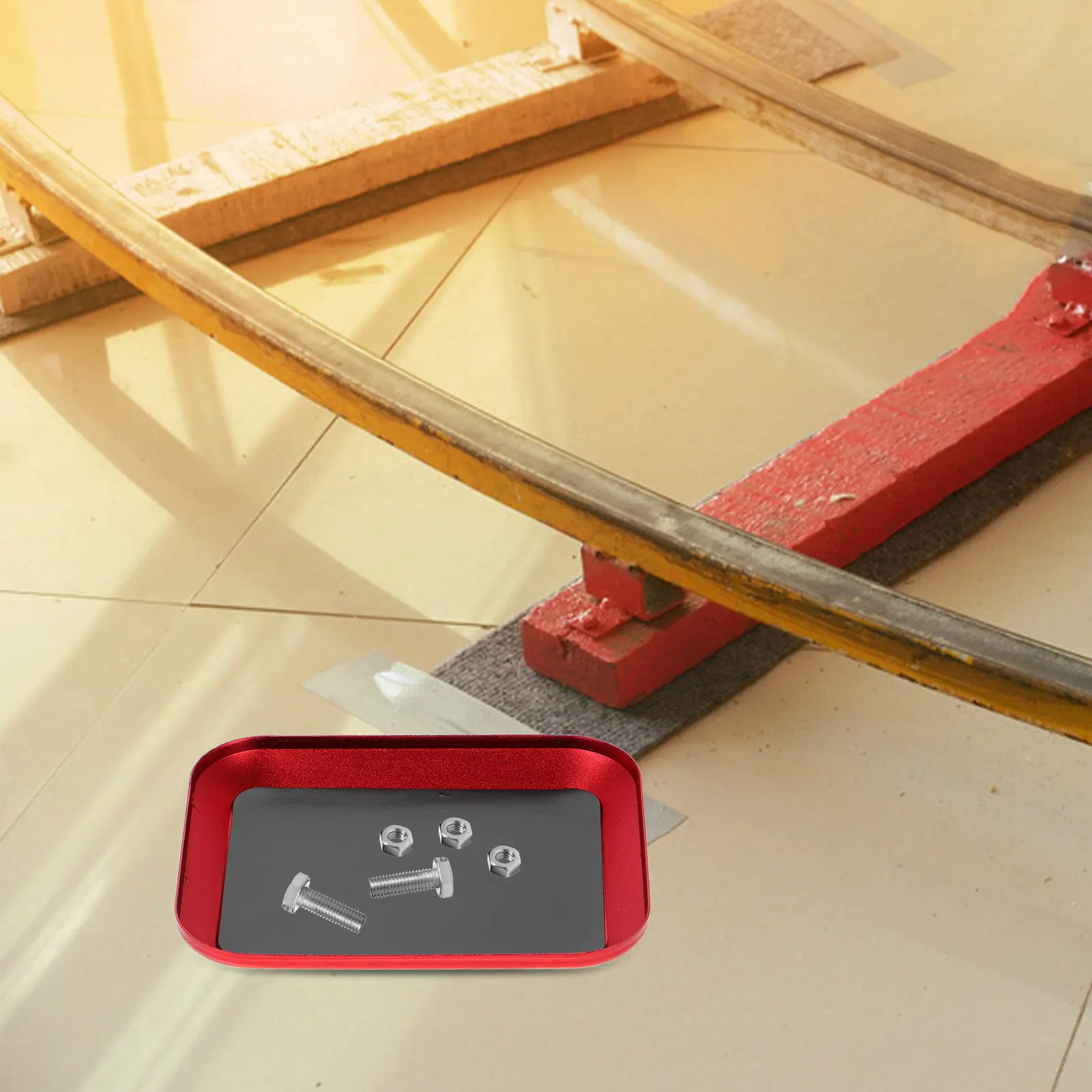 

Магнитный лоток для хранения винтов из алюминиевого сплава для любителей радиоуправляемых моделей: прецизионные разделенные слоты для организованного хранения мелких металлических деталей