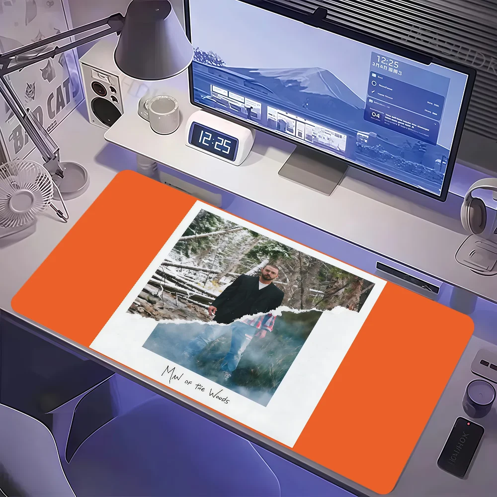 Singer J-Justin Timberlake Mouse Pad Large Non-slip Lockedge Desktop Computer Desk Mat Keyboard MousePad Office Gamer Student