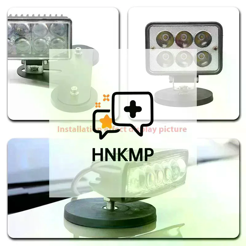 

1 шт., светодиодный держатель рабочего фонаря, внедорожник, аксессуары для самостоятельного изготовления, 22/31/36/43 мм, болт M4, магнитное основание, монтажный кронштейн, зажим