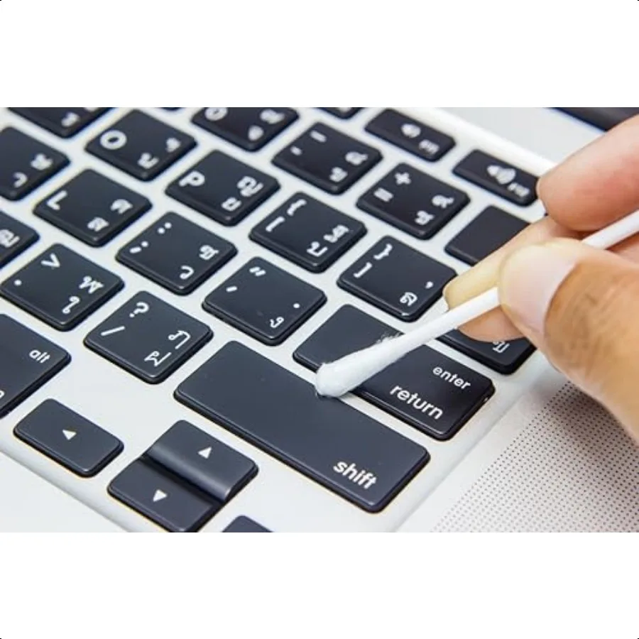 스위스퍼스 면봉 100% 면 이중팁 흰색 플라스틱 스틱 300개입