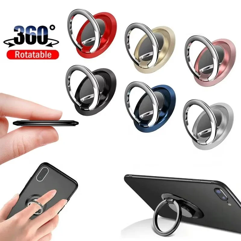 Soporte Universal para anillo de dedo para teléfono inteligente, soporte plegable para el pulgar, soporte para el pulgar para navegación en el tablero del coche