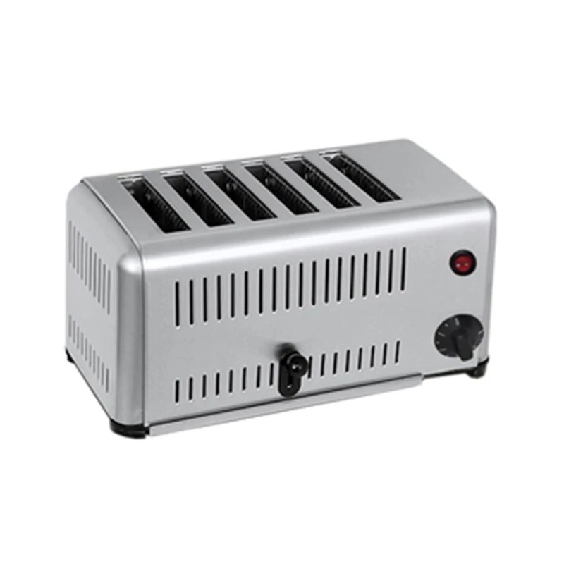 

Commercial Professional Stainless Steel Pop Up 4 6 Slices Bread Toaster Machine Electric Smart Bread Toaster