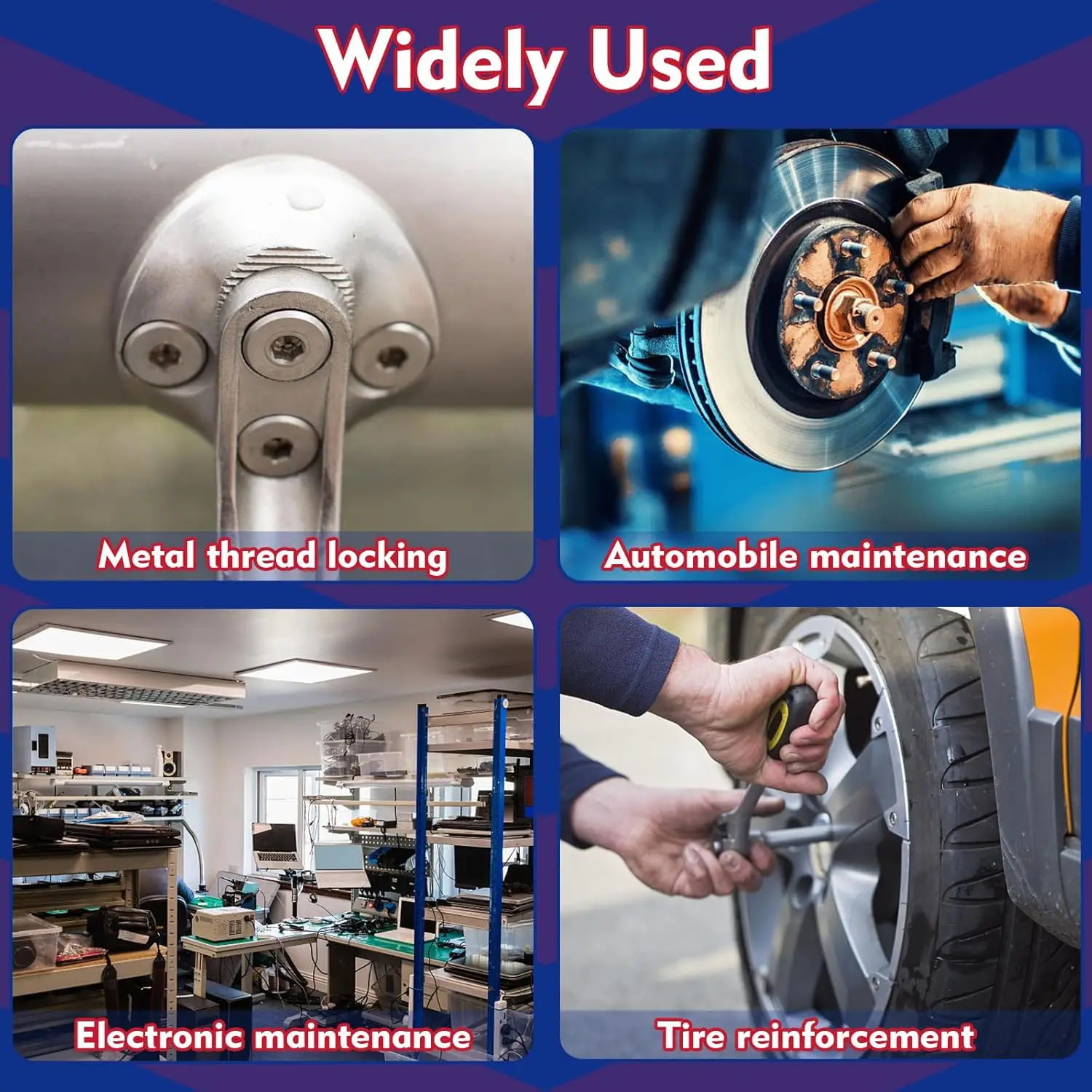 243 271 قفل الخيط - مناسب لـ M2-M12 ، مثالي لصيانة الأجهزة الصناعية والسيارات والمنزلية اللاصق اللاهوائي