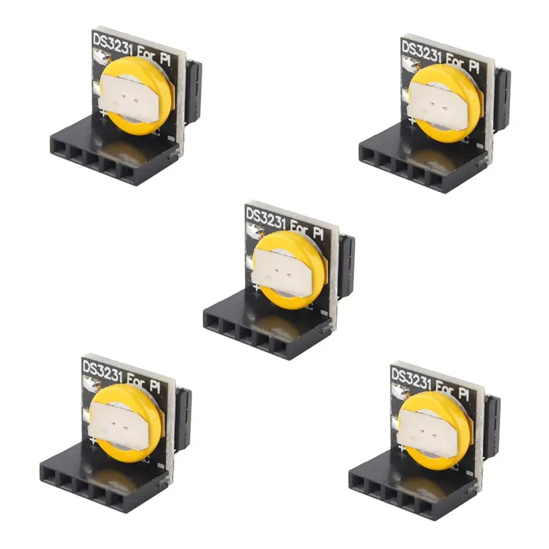 5pcs High Precision Real Time Clock Module for Microcontroller Boards with Accurate Timing and Wide Compatibility