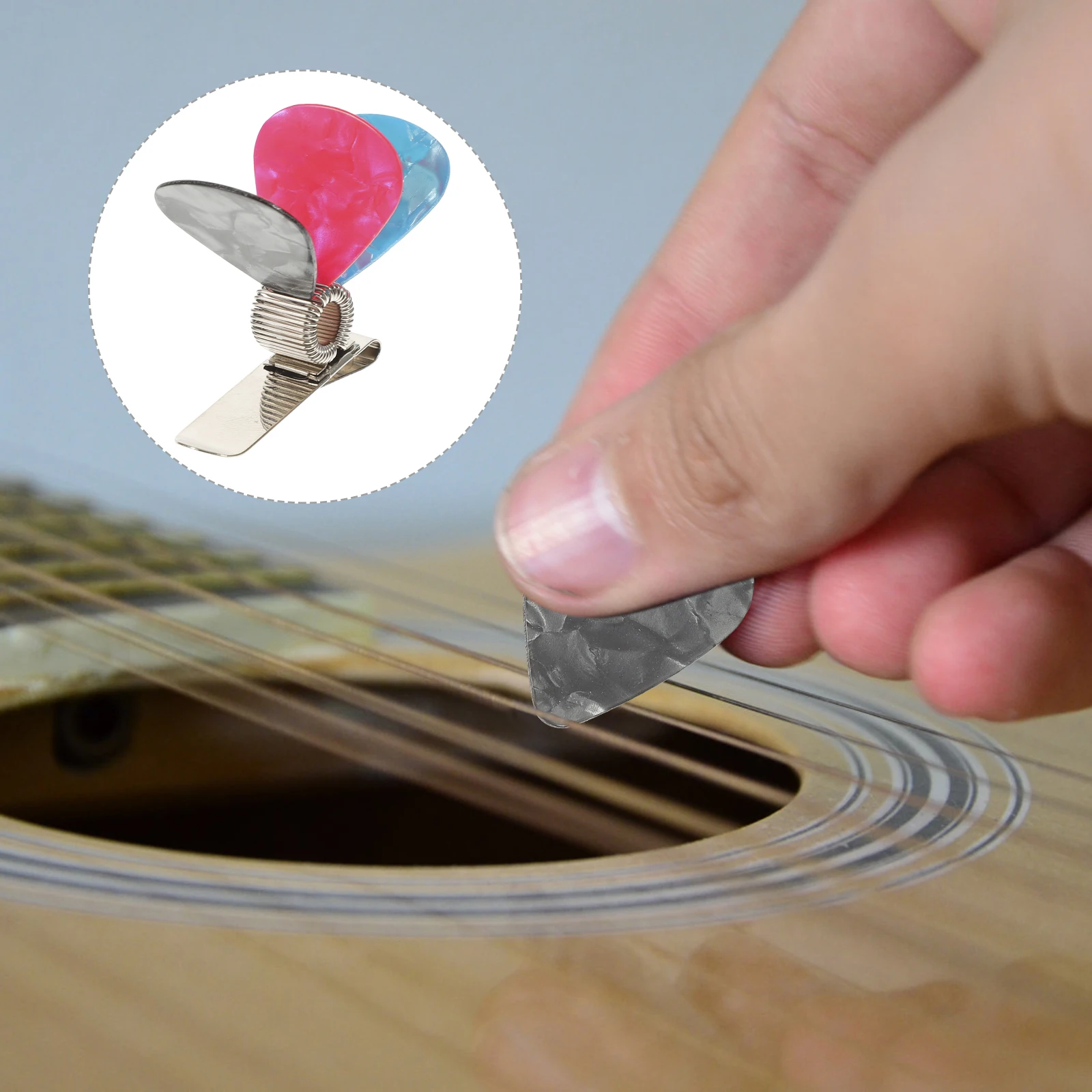 

Pick Shrapnel Metal Guitar Picks Thick Diy Bracket Clip Cool Things for Musicians Acoustic Electric
