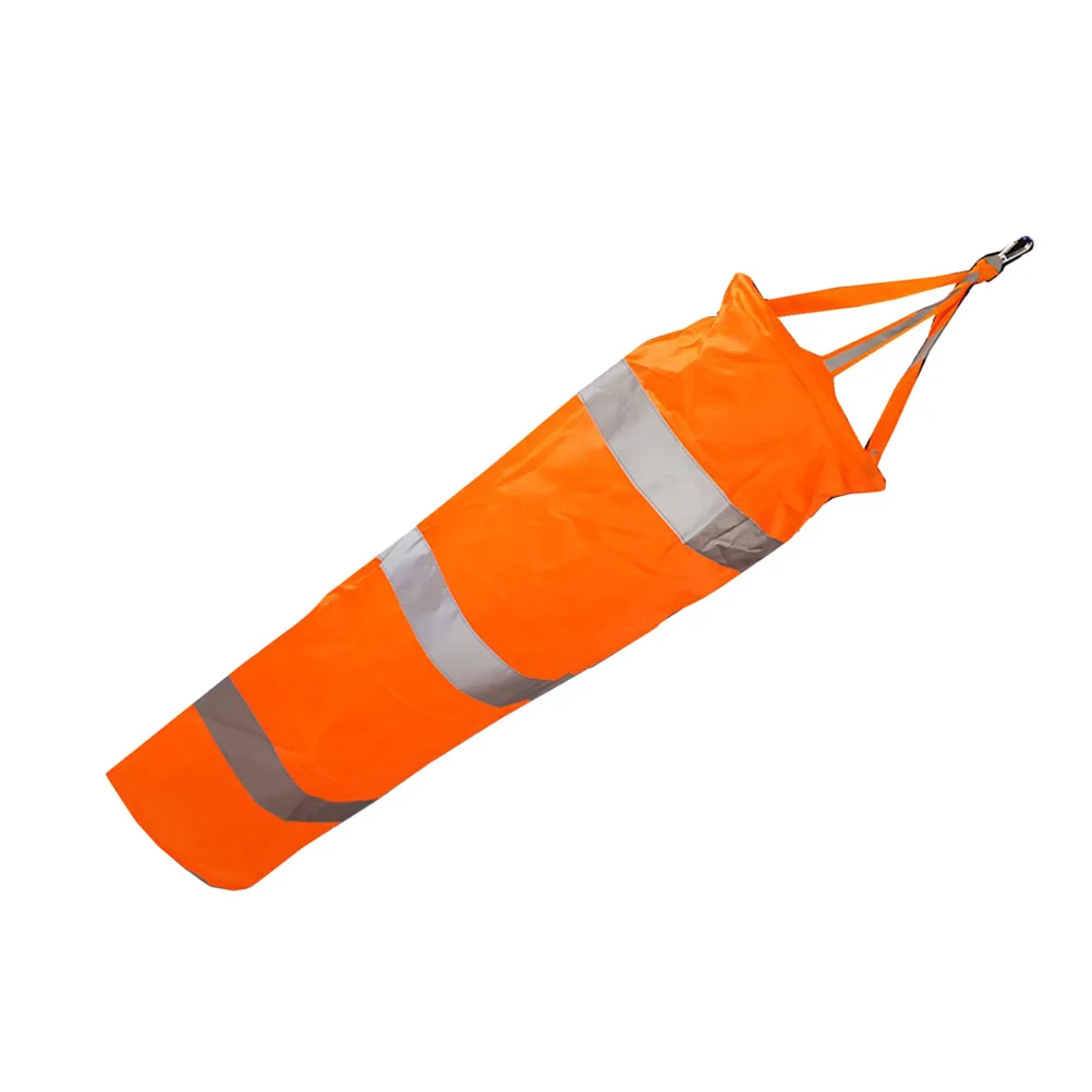 Windsock 0.8M Ripstop Waterproof Fluorescent Reflective Belt Outdoor Indicator For Meteorology Agriculture Environmental