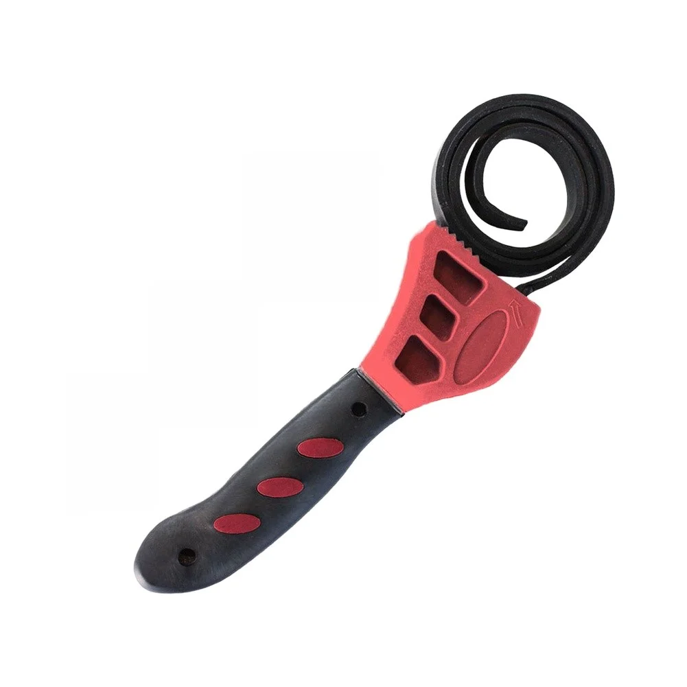 Rubber Opener Hand Tool Oil Filter Repair Strap Wrench Bottle Constricting For Any Shape 21-50cm  Rubber Opener