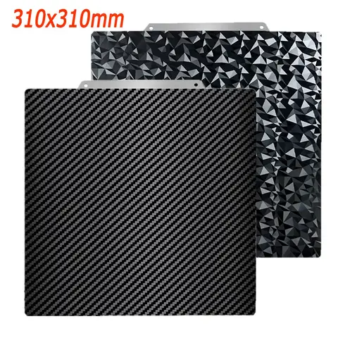 For QIDI Plus 4 PEI Sheet Double Side Magnetic Spring Steel Sheet PEO PET For Artillery Sidewinder X1 SW-X2 E12 Tevo Tornado Bed