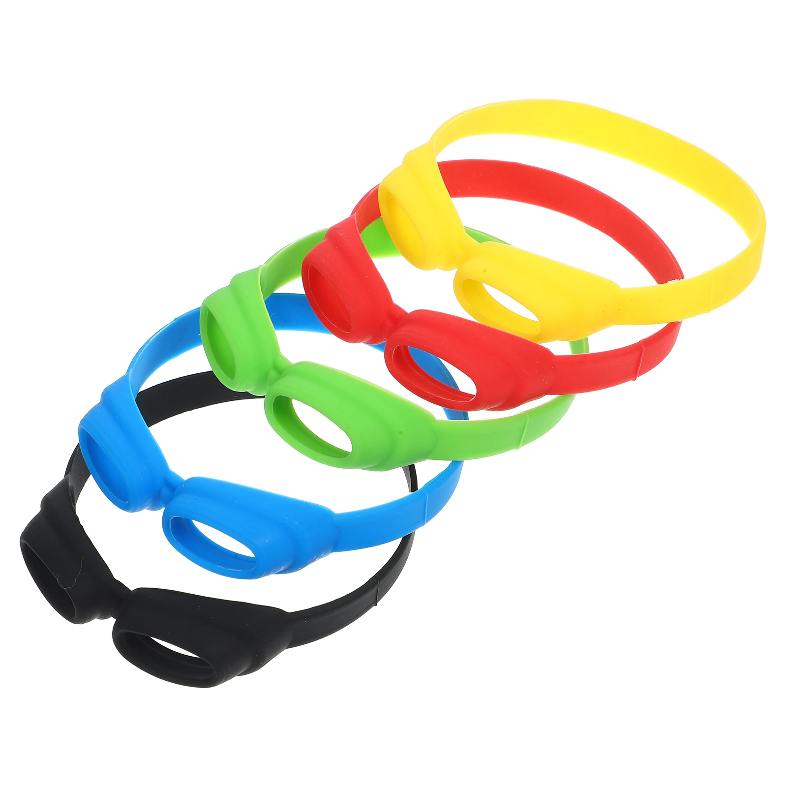 

5 Pcs Kitchen Decor Tools Glass Marker Silicone Creative Design Fun Party Drinkware Accessories Reusable Bottle Charms Easy
