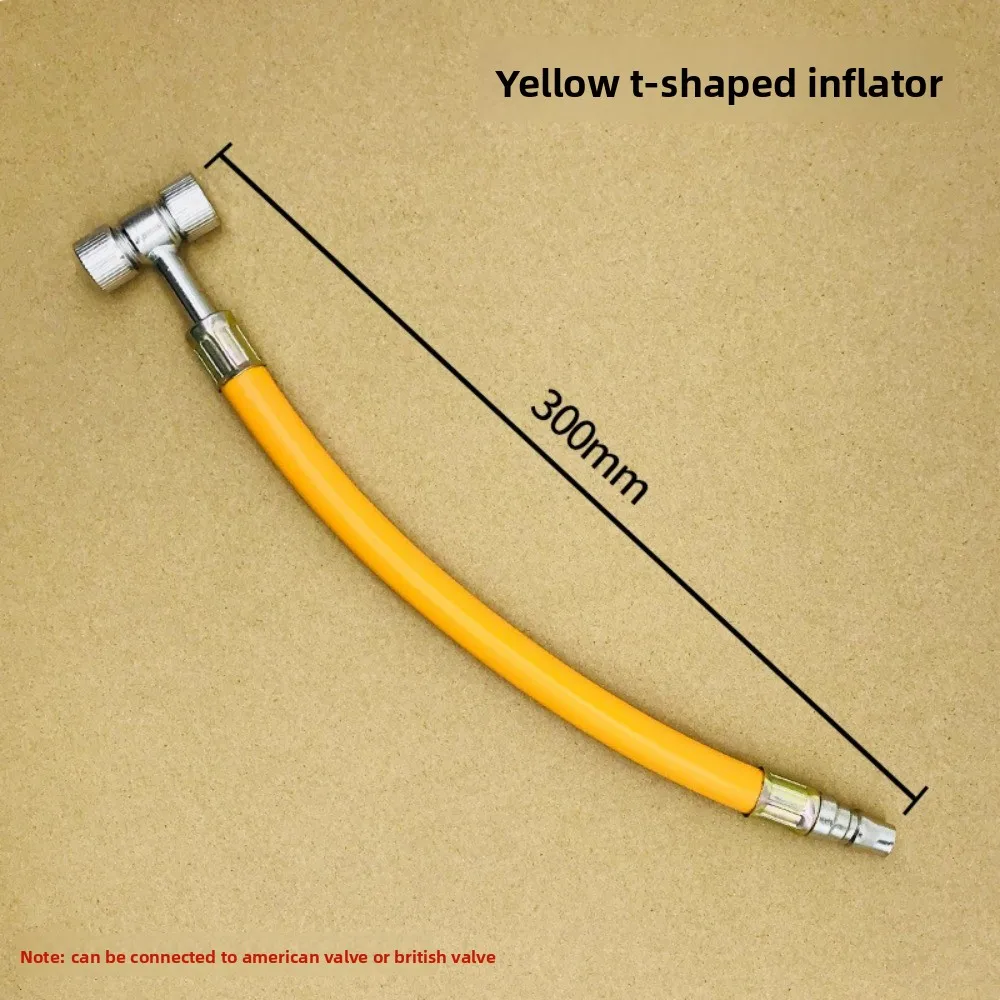 Dual-purpose Tire Inflation Nozzle Air Pump Adapter Inflation Rod Car Motorcycle Electric Bike Tire Inflator Tools Accessories