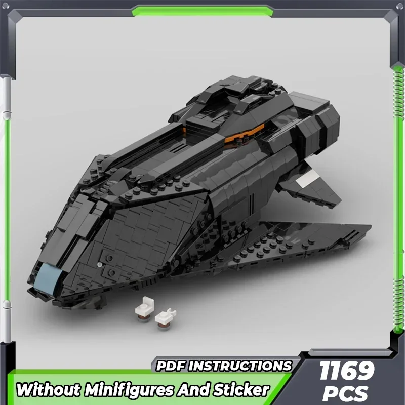 Moc-bloques de construcción modulares para niños, juguete de ladrillos para armar nave militar de asalto, serie Dangerous Assault Ship, ideal para regalo