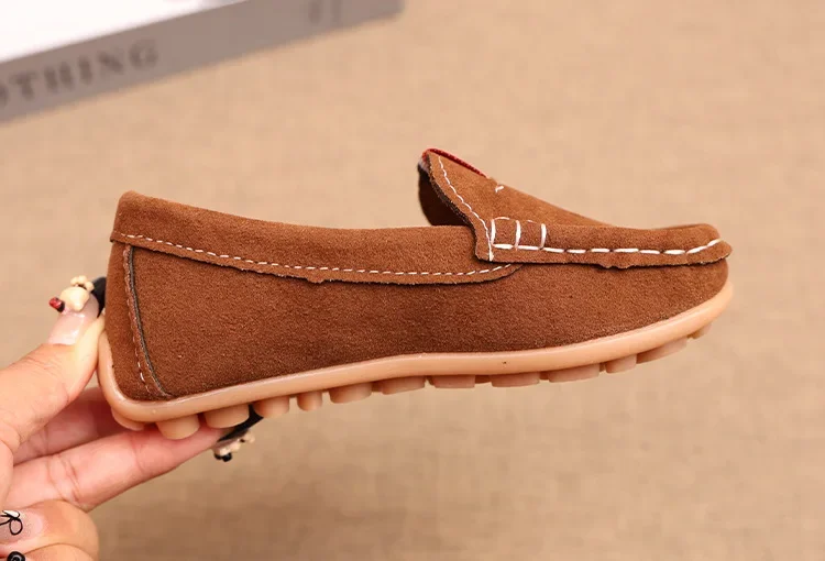 Kinder-Softloafer Frühling 2026 – Flache Schuhe für Baby-Jungen 1-10 Jahre, lässige Mokassins, rutschfeste Slipper, klassischer Freizeitschuh – Detail 15