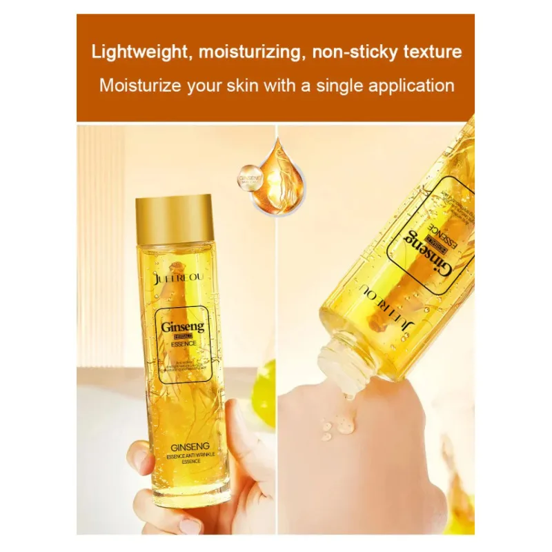 Ginseng Extract Essence Oil Hydrating Anti-Wrinkle Essence Water Moisturizing Refreshing Non-Greasy Women's Skin Care Products