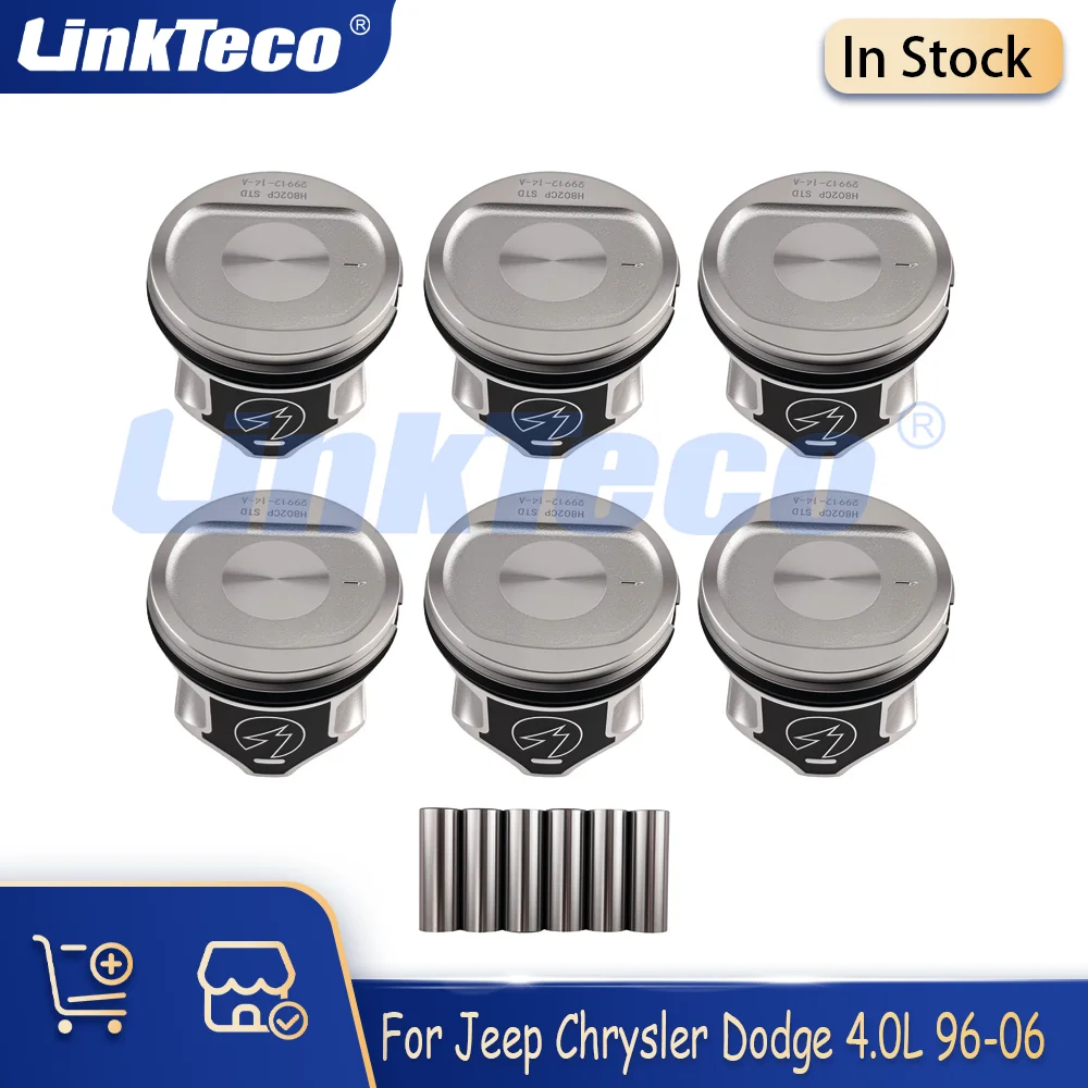 Комплект поршневых колец для двигателя 4.0 T L L6 ERH для JEEP CHEROKEE COMANCHE GRAND CHEROKEE WRANGLER Dodge 4.0L 04798329 (1991-2007 гг.)
