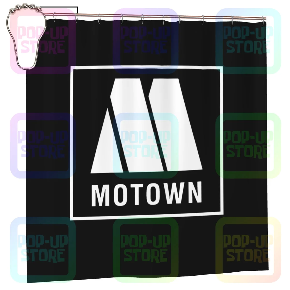 Motown Record Label Detroit Soul Music Jackson 5 Michael Jackson Five Shower Curtain Bathroom Curtain Custom With Hook