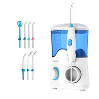 600ml Oral Irrigator Dental Care Kit Water Dental Care Flosser with 7 Nozzles Teeth Cleaner Water Pick For Teeth Whitening Tool