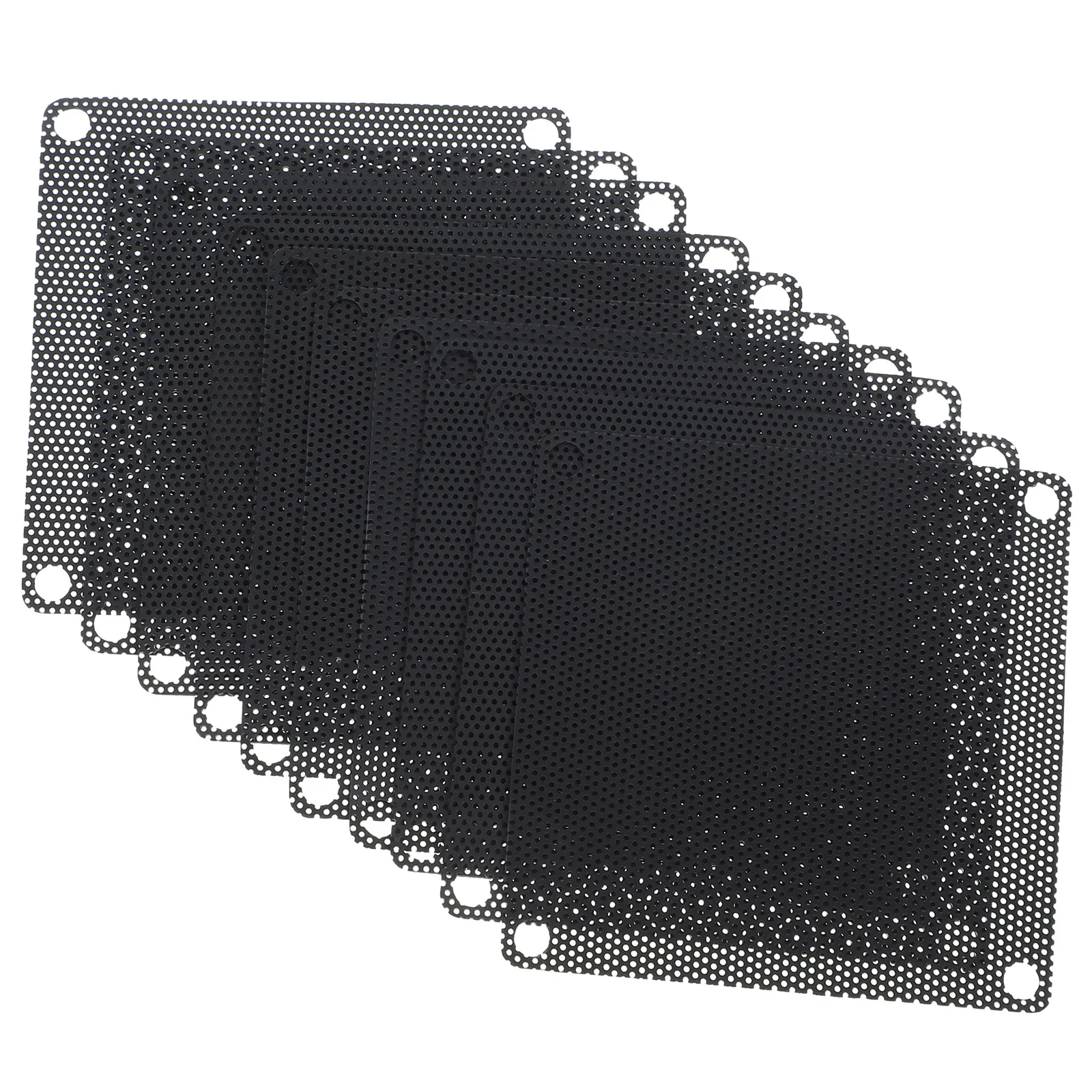 

10 Pcs Chassis Dustproof Net Filter Cover Box Fan Covers Magnetic Computer Grills Pvc