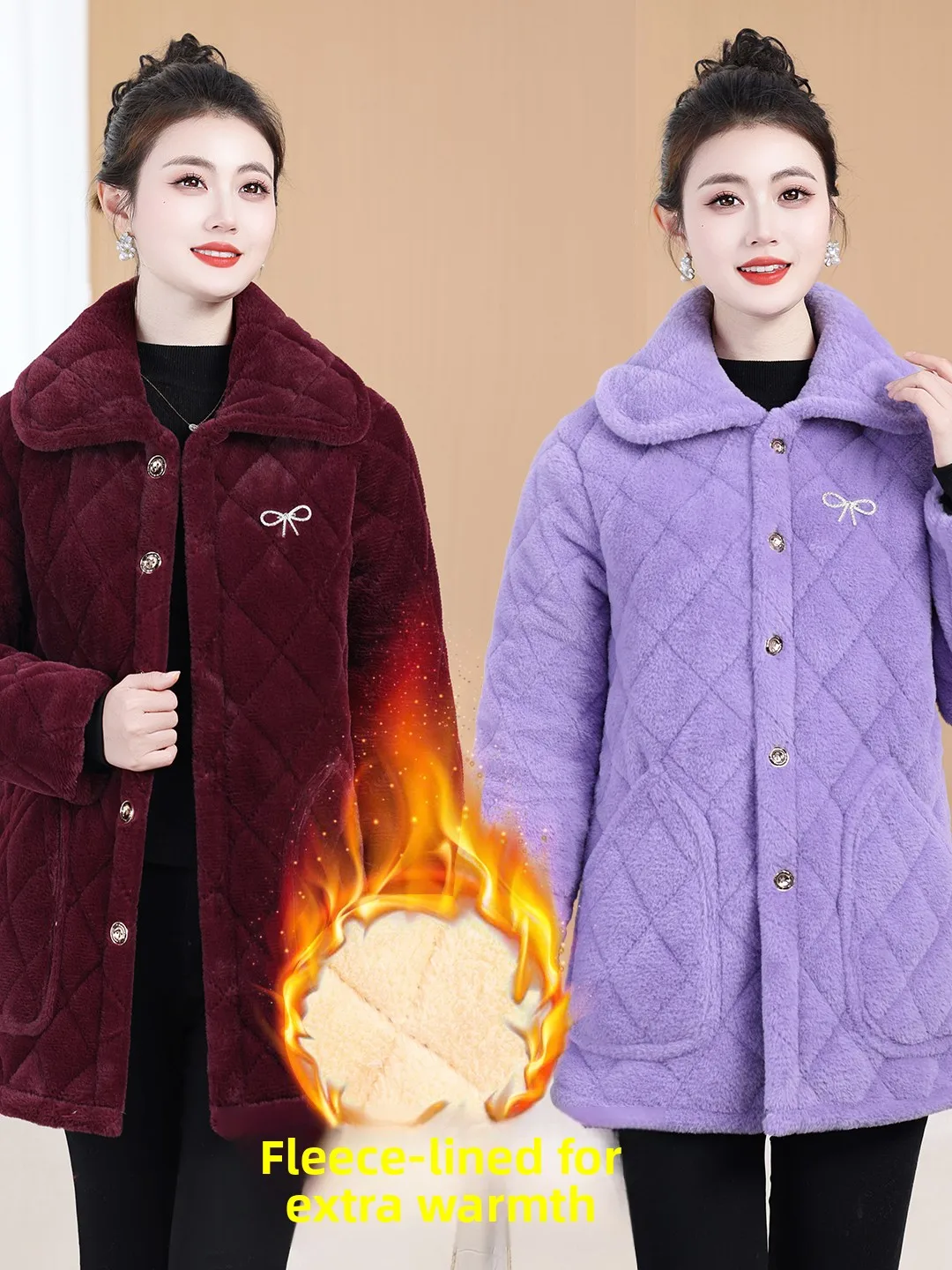 

Женская зимняя утепленная хлопковая куртка на флисовой подкладке с воротником-стойкой, теплая, для защиты от холода, повседневная, для поездок на работу