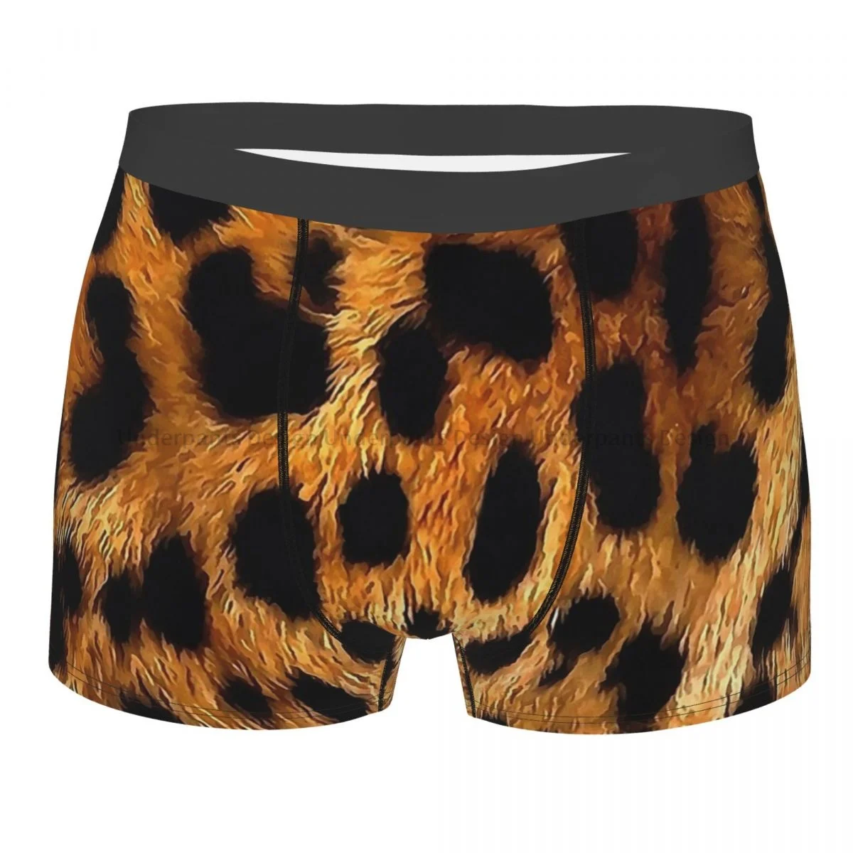 Animal Skin Vegan Leopard Artistic Print Design Underpants Breathbale Panties Man Underwear Comfortable Shorts Boxer Briefs