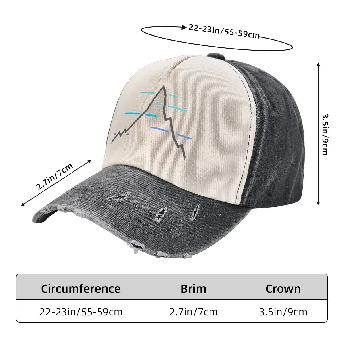 Gorra de béisbol minimalista de montaña Celeste, gorra militar para hombre, sombrero de fiesta de espuma para mujer, 2025