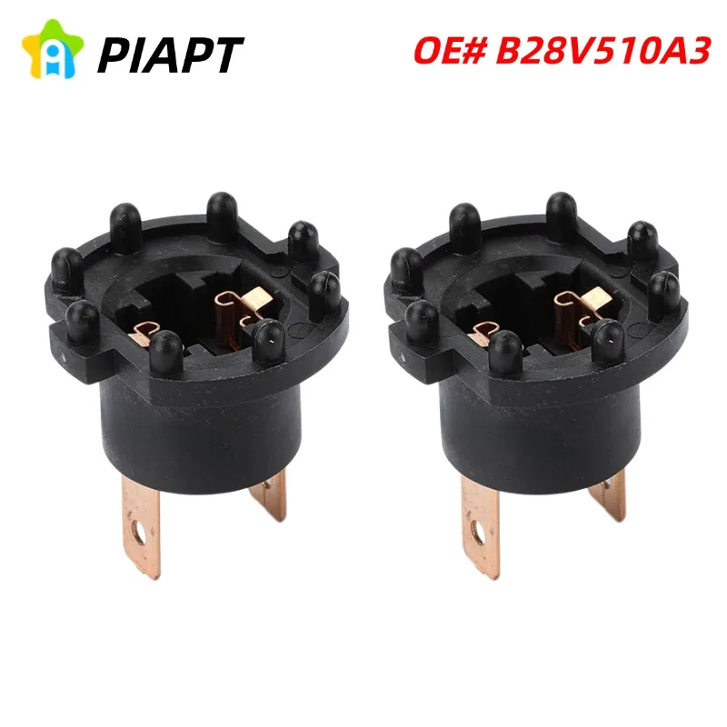 

2PCS OE# B28V510A3 B28V-51-0A3 B28V-51-0A3A Headlight Headlamp Bulb Socket for Mazda 3 2004-2009